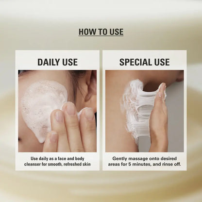 Siot Korean Rice Mask | Brightening & Hydrating Wash-Off Face & Body Mask